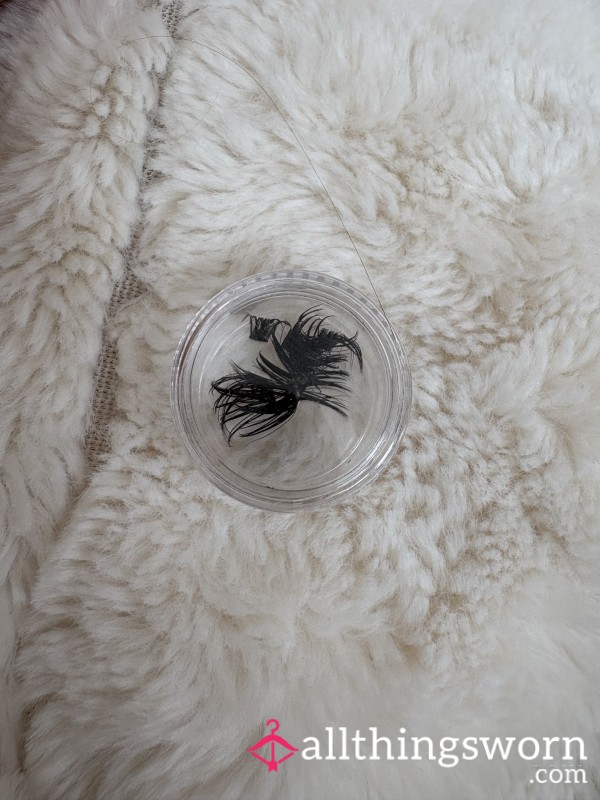 Worn False Eyelashes