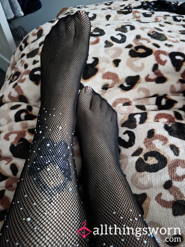 Worn Fishnet Stockings