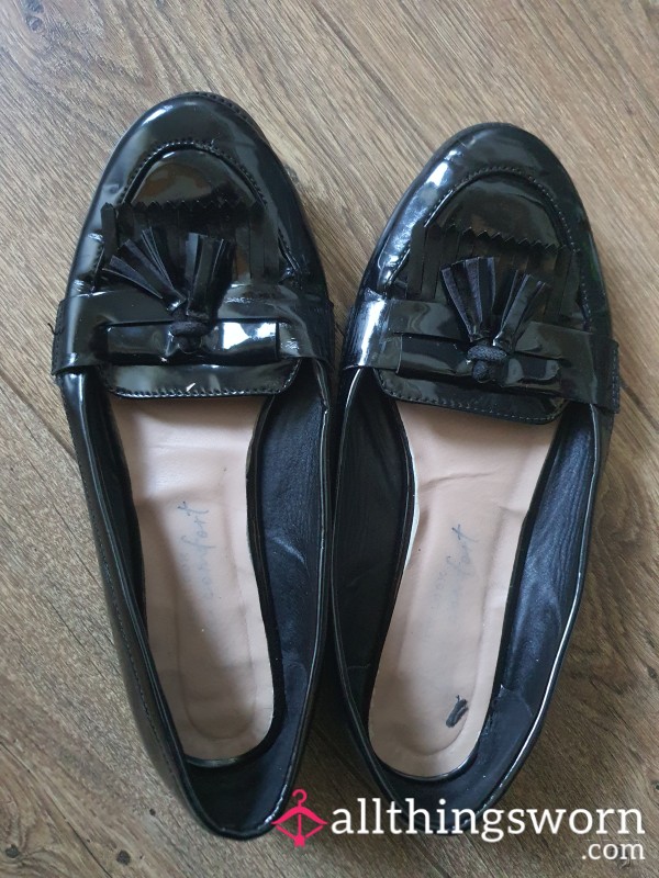 Worn Flat Shoes
