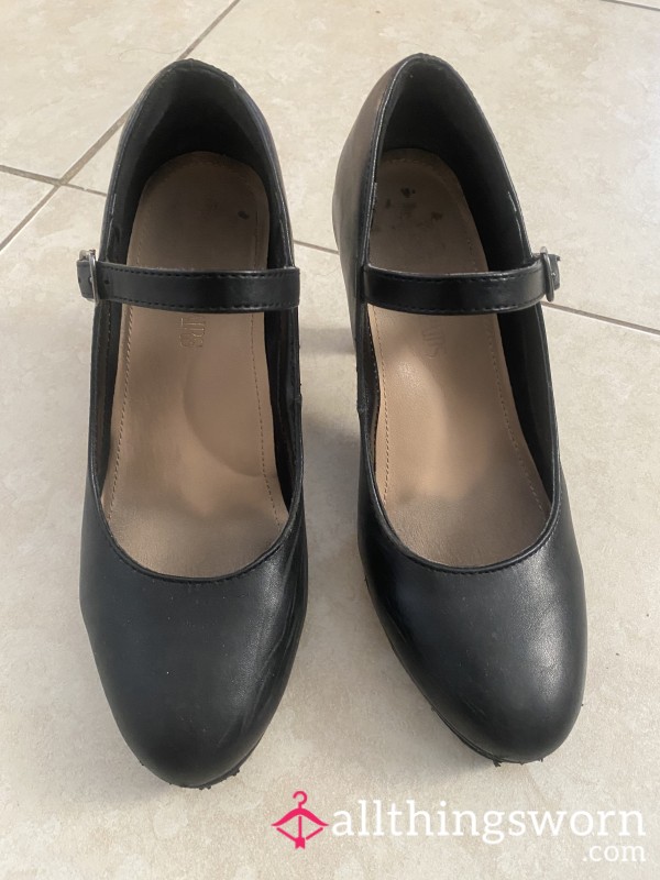 Worn Flight Attendant Heels