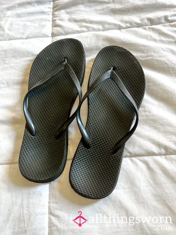Worn Flip Flop Sandals