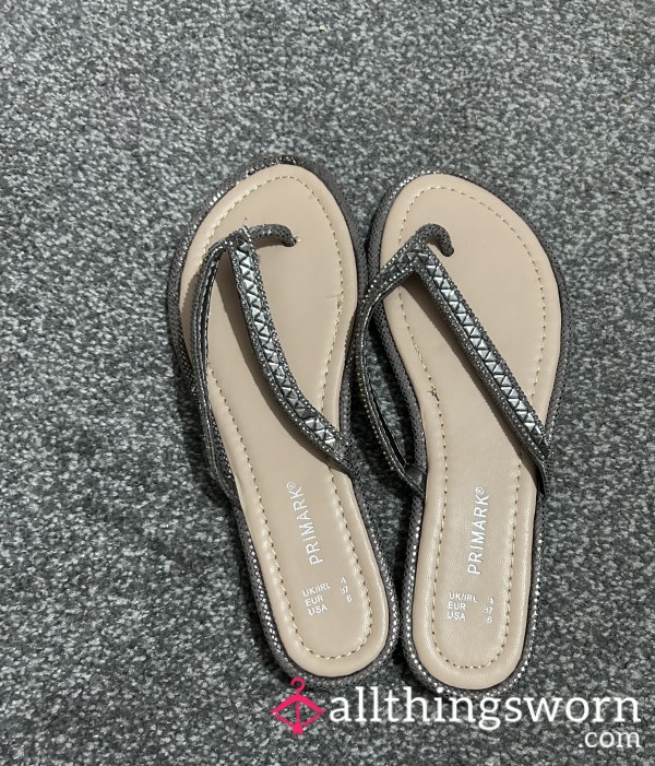 Worn Flip Flops ~ 1 Day Wear