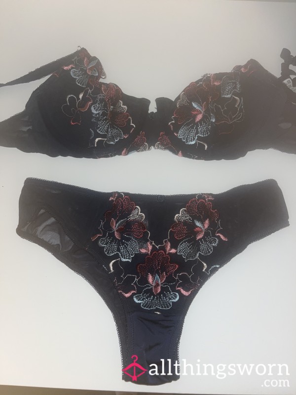 Worn Flor*l Lingerie Set💦