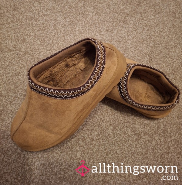 Worn Smelly Fluffy Slippers