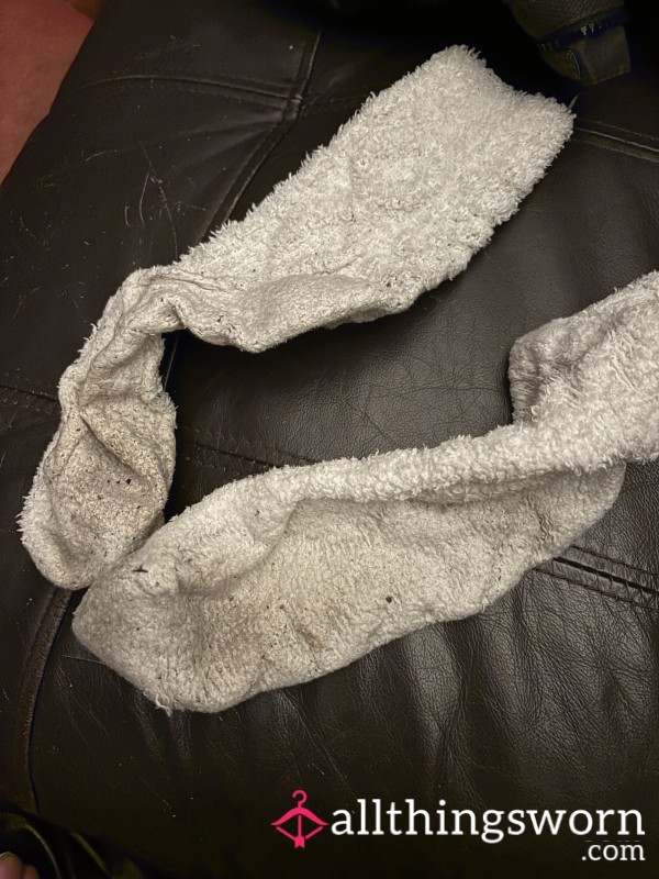 Worn Fluffy Socks
