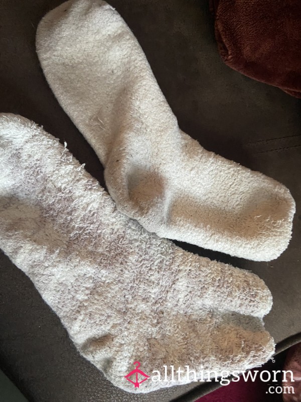 Worn Fluffy Socks