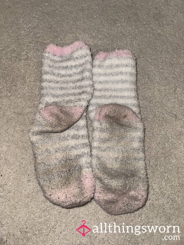 Worn Fluffy Socks