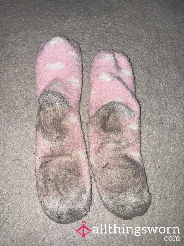 Worn Fluffy Socks