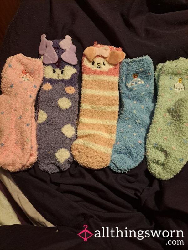 Worn Fluffy Socks