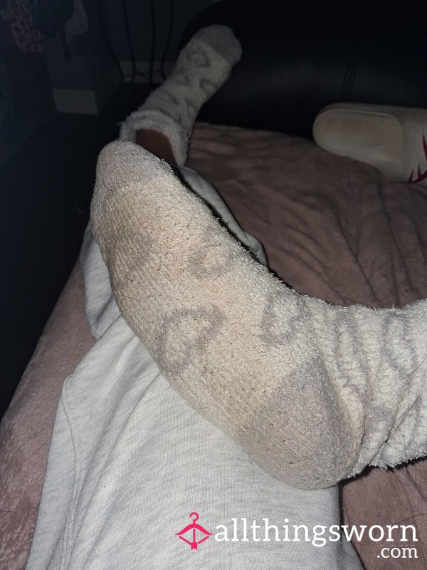 Worn Fluffy Socks