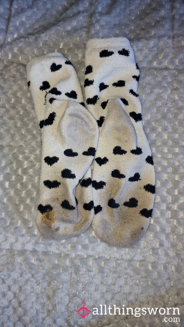 Worn Fluffy Socks