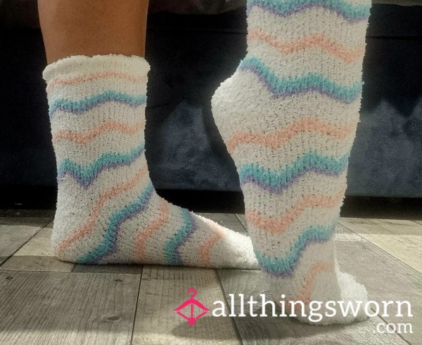 Worn Fluffy Socks – Soft, Cosy & Intimately Used