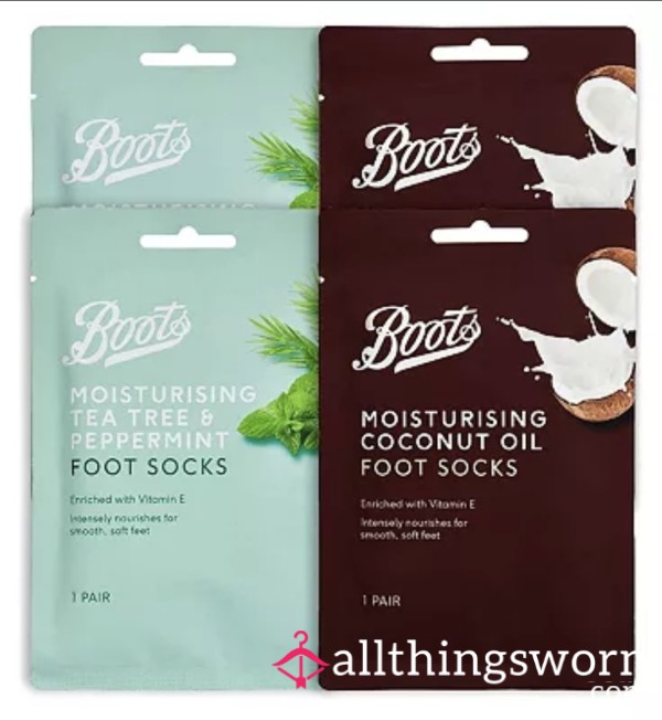 Worn Foot Mask 🫧 Soft & Freshly Pampered
