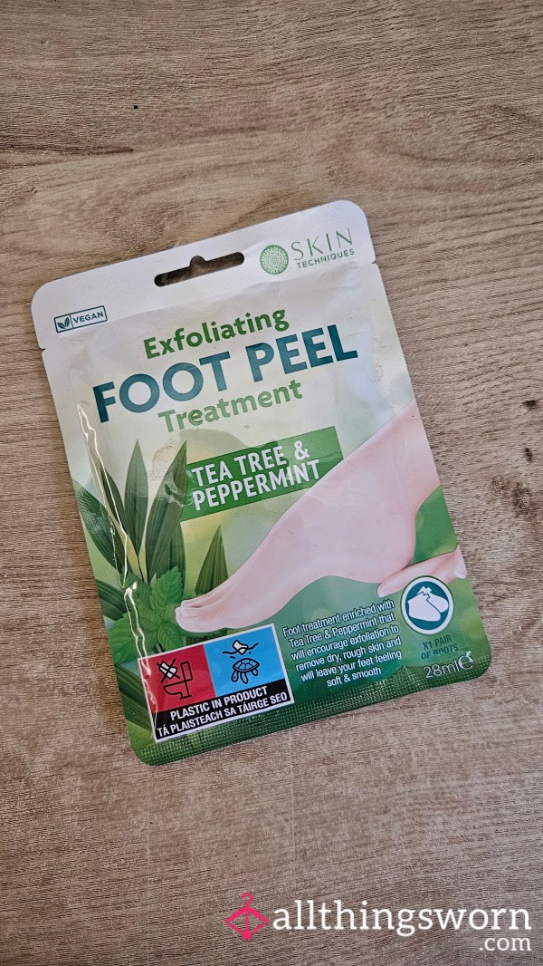 Worn Foot Mask 👣 To Soak My Pretty Feet