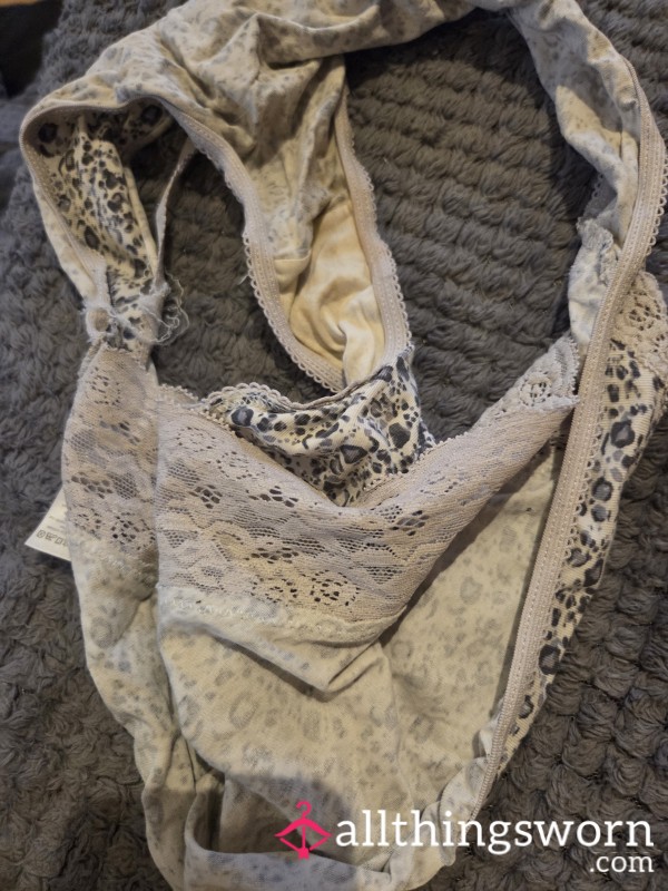 Worn For 2 Days Stinky Sweaty Granny Panties