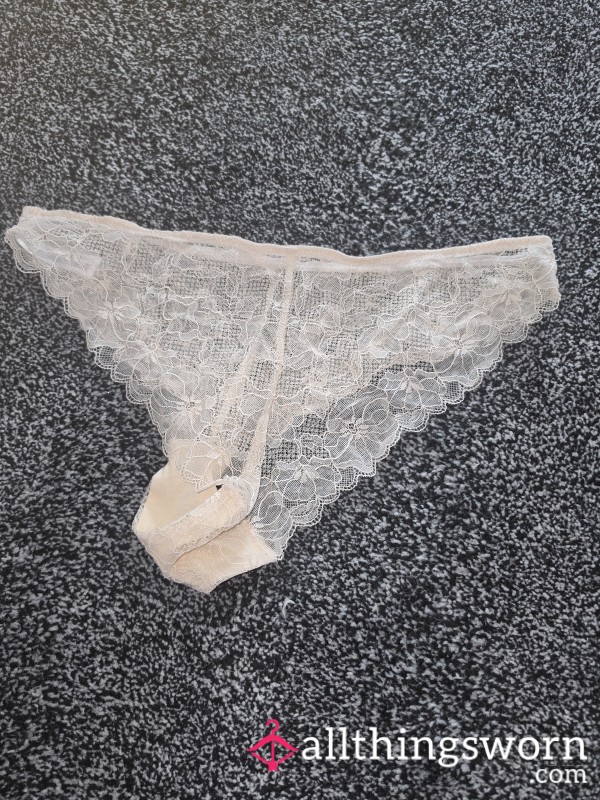 Worn For 24 Hours.. S**y Lacy Thong