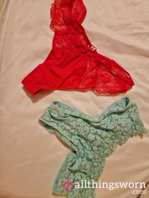 Worn Frenchies And Thong 🔥
