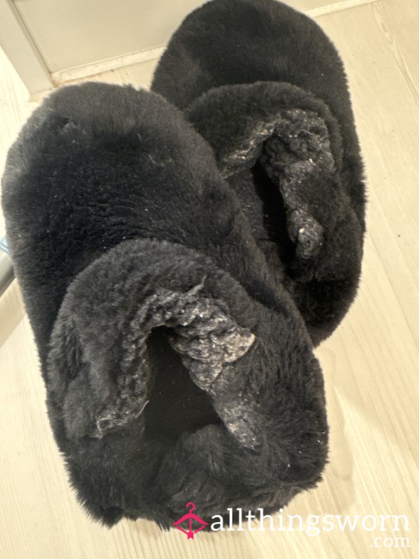 Worn Furry Slippers  My Dirtiest Comfort Zone 😈