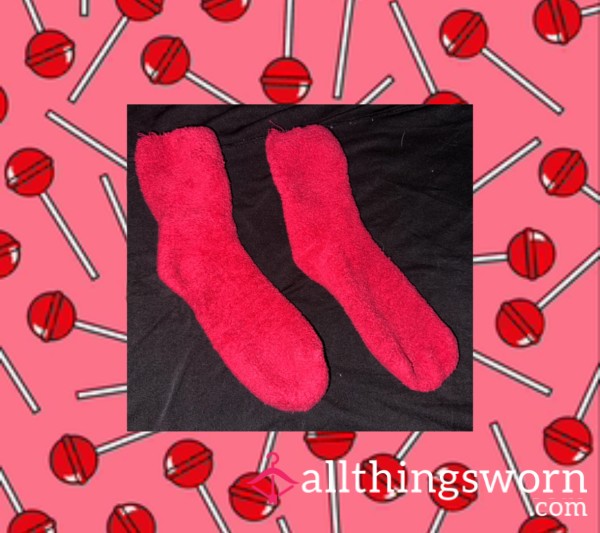 Worn Fuzzy Socks