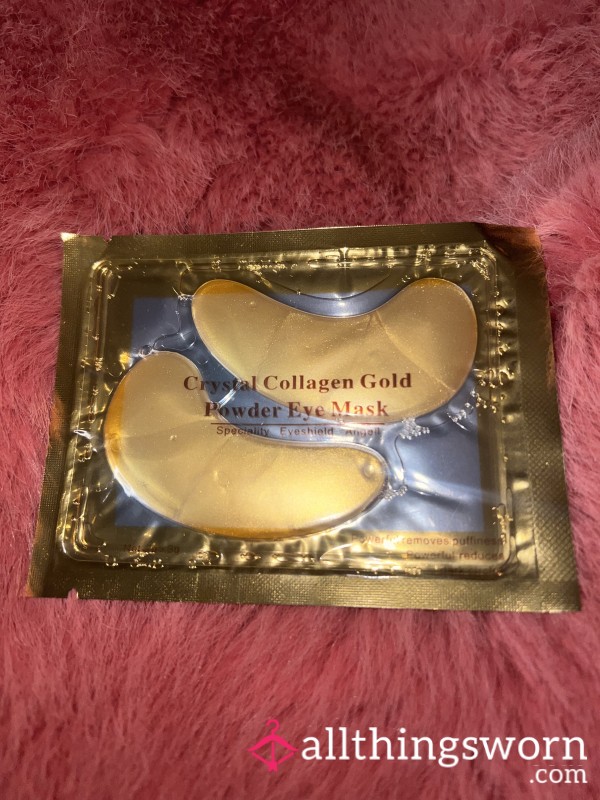💫 New Ready To Wear Gold Crystal Collagen Eye Mask 💫