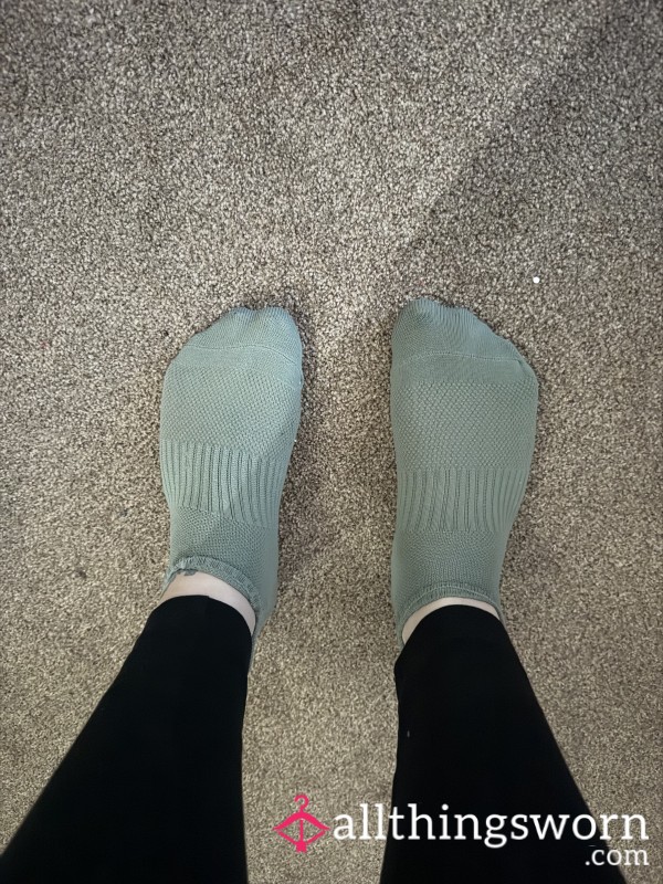 Sweaty Green Socks
