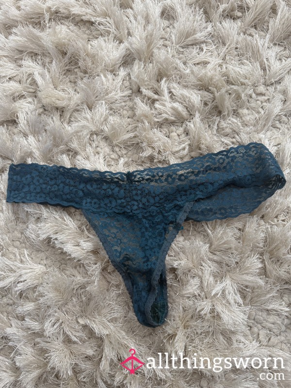 Worn Green Panties