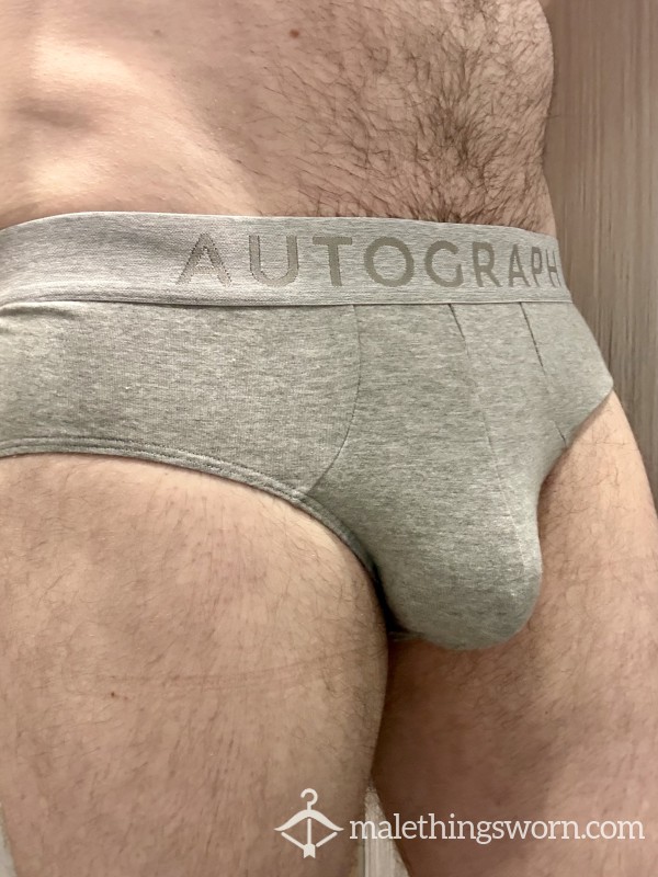 Worn Grey Autograph Pants (L)