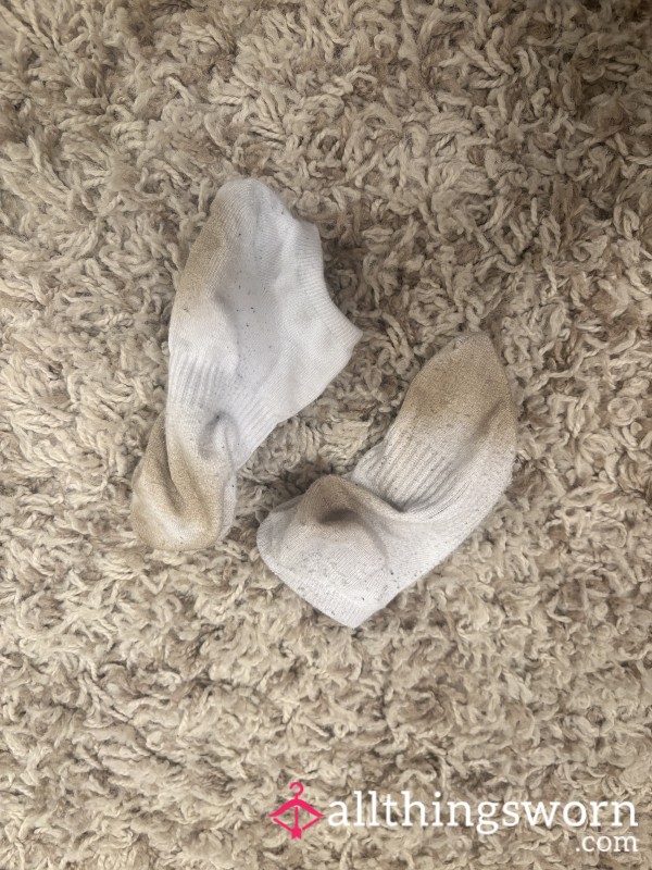 Worn Gym Ankle Socks