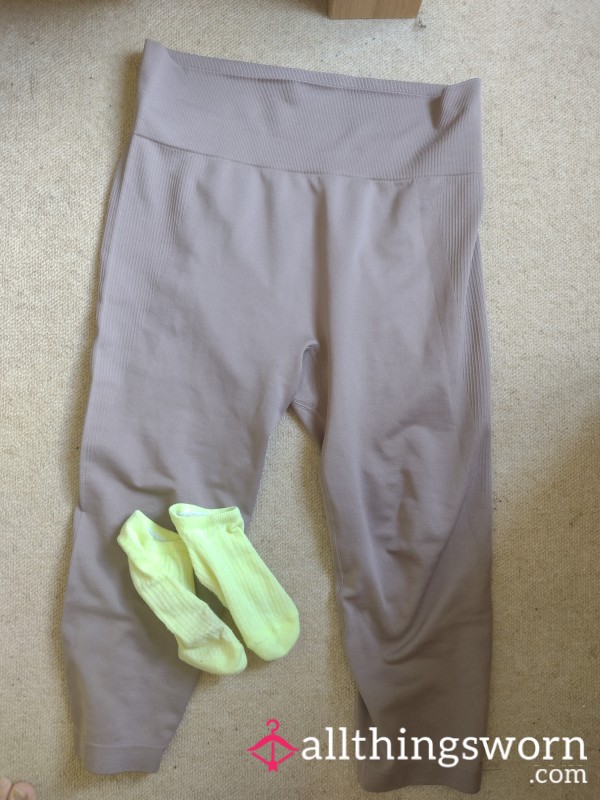 Worn Gym Leggings And Socks