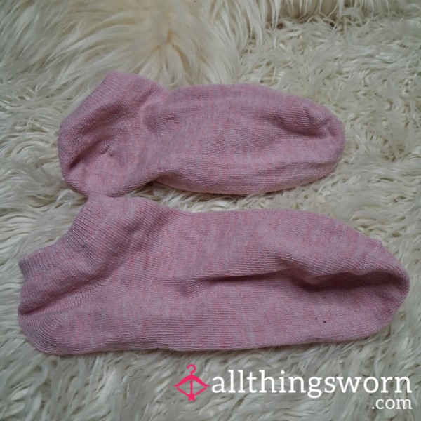 Worn Gym Socks Pink + Free Naughty Gift