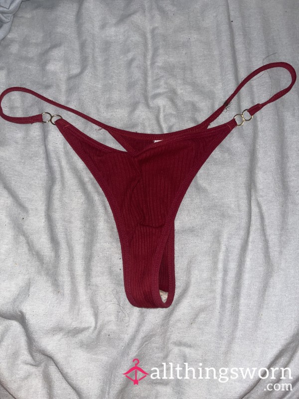 Worn Gym/discharge 2 Day Worn Thong