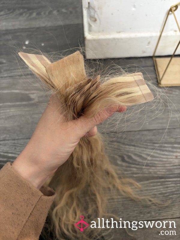 Worn Hair Extensions
