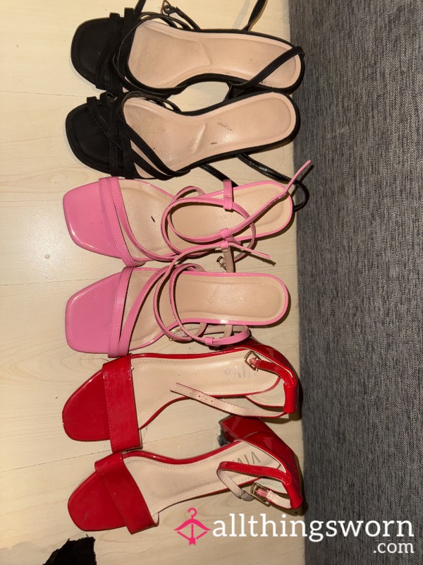 Worn High Heels With Real Walking Wear 😈