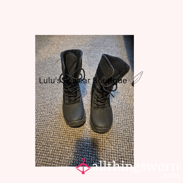 Worn Hiking Boots