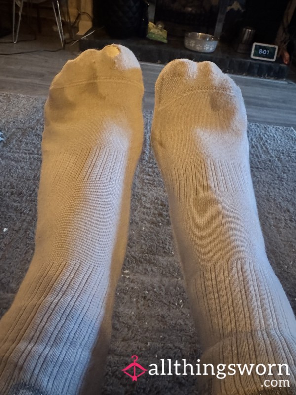 Worn Holey Socks