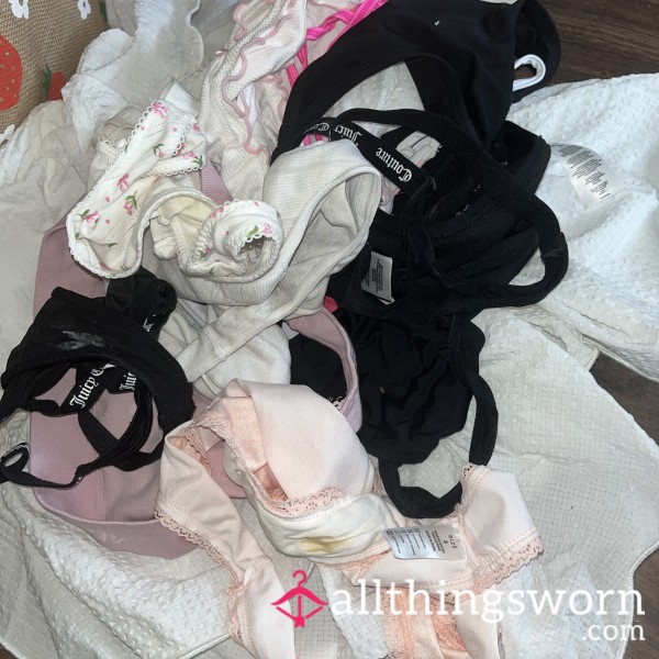 Worn Holiday Thongs 🩷🥵😈 FREE POST