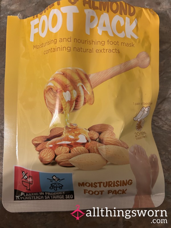 Worn Honey And Almond Foot Pack 👣