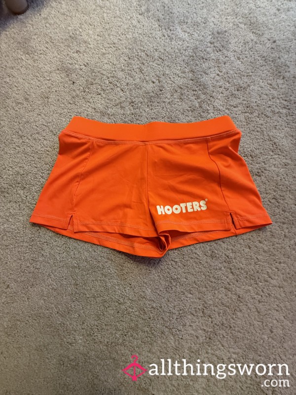Worn Hooters Costume Shorts