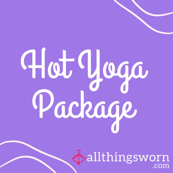 🔥 Worn Hot Yoga Outfit – Intense & Sweaty Session 🔥