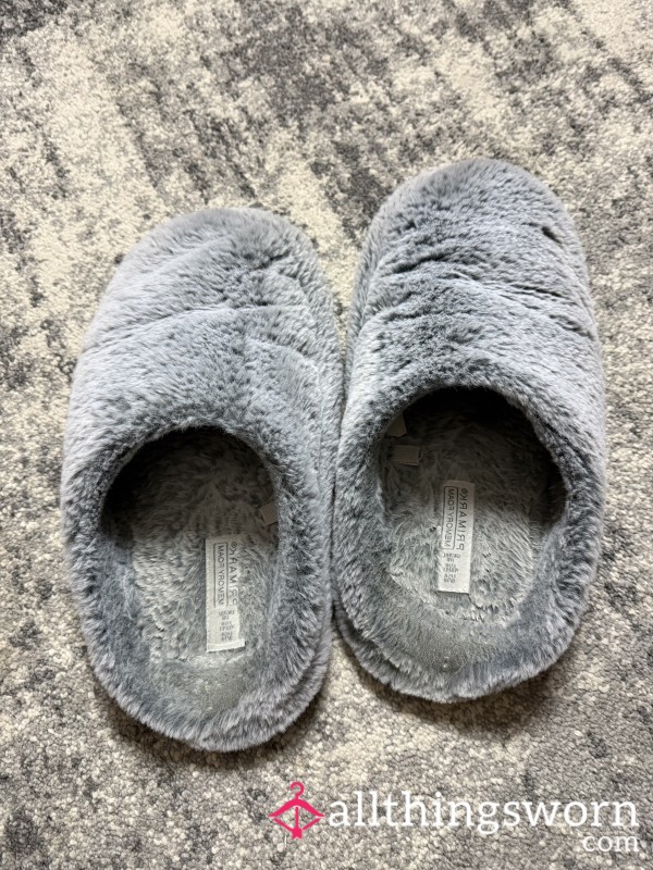 Worn House Slippers