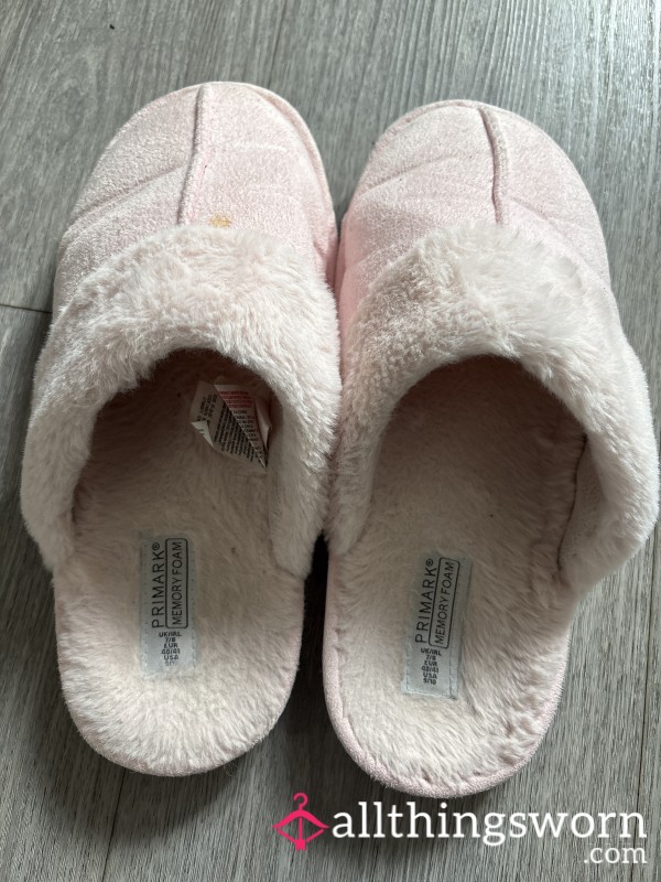 Worn House Slippers