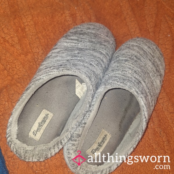 Worn House Slippers