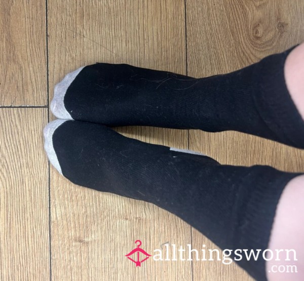 FIRST LISTING, Worn In Size 5 Socks. Worked All Day In.