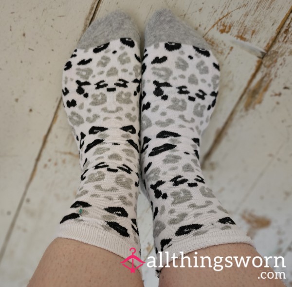 Worn In Wellies White Socks