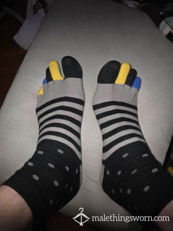Worn Individual Toe Socks