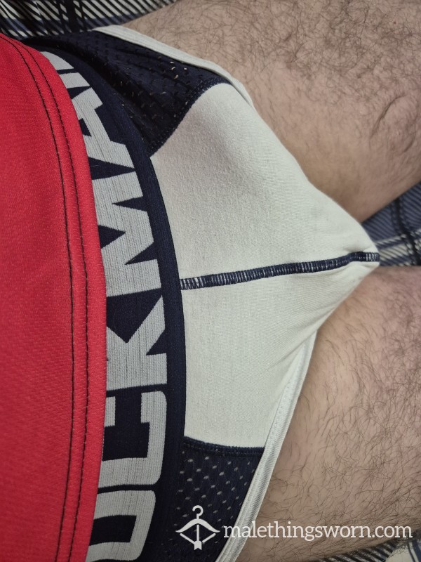 Worn Jockmail Briefs With Addition