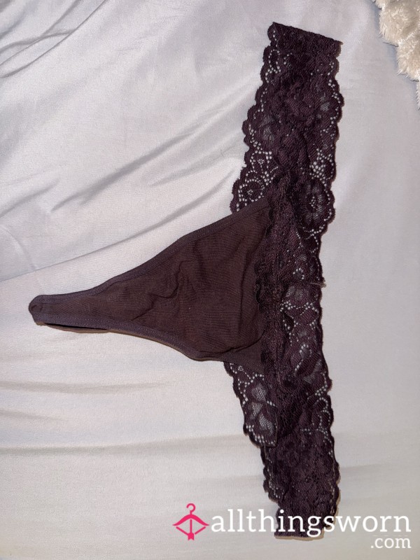 Worn Just For You, Intimate Lace Thong 🖤