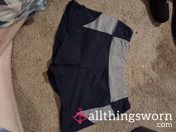 Worn Kyodan Workout Boyshorts – Tight, Sweaty, And Gym-Tested