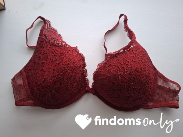 Worn Lace Bra
