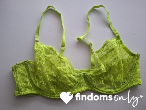 Worn Lace Bra